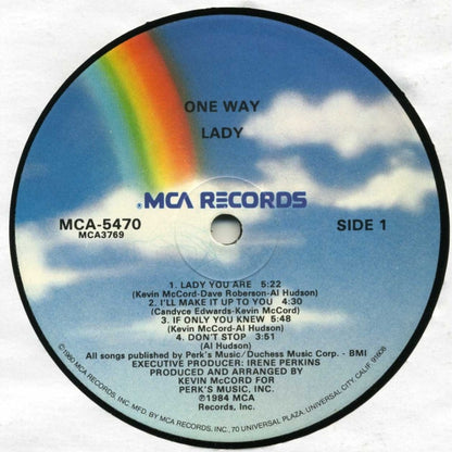 One Way : Lady (LP, Album, Glo)