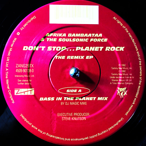 Afrika Bambaataa & Soulsonic Force : Don't Stop... Planet Rock (The Remix EP - Part 2) (12")