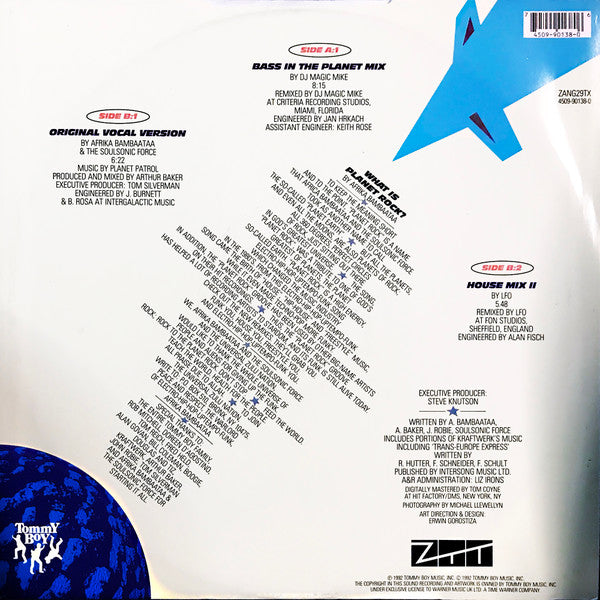 Afrika Bambaataa & Soulsonic Force : Don't Stop... Planet Rock (The Remix EP - Part 2) (12")