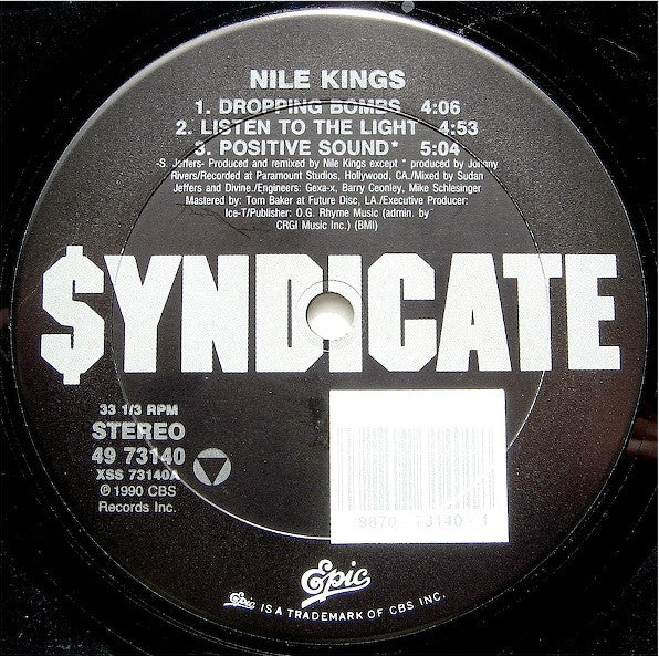 Nile Kings : Dropping Bombs (12")