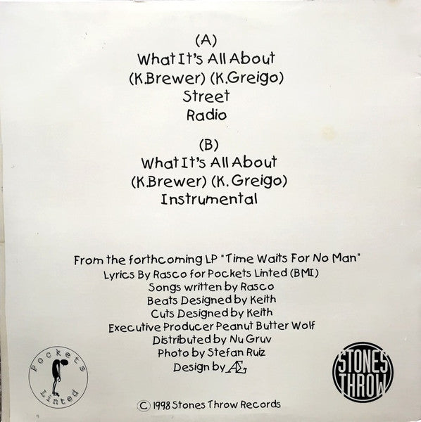 Rasco : What It's All About (12")