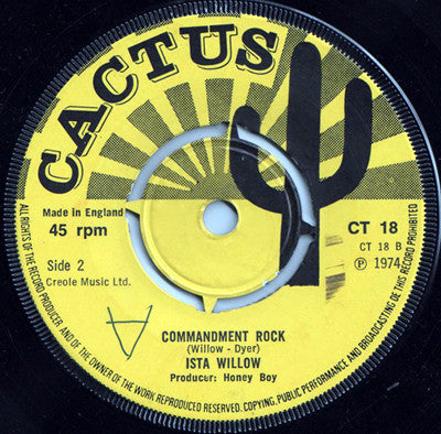 Cliff St. Lewis / Ista Willow : That Train / Commandment Rock (7")