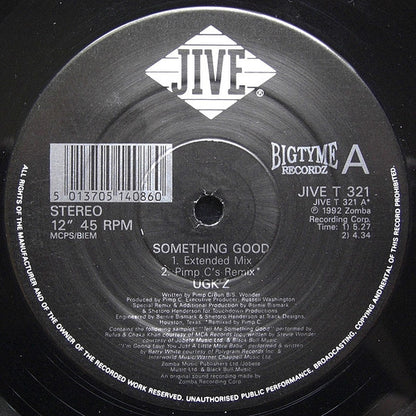 UGK'z* : Something Good (12")
