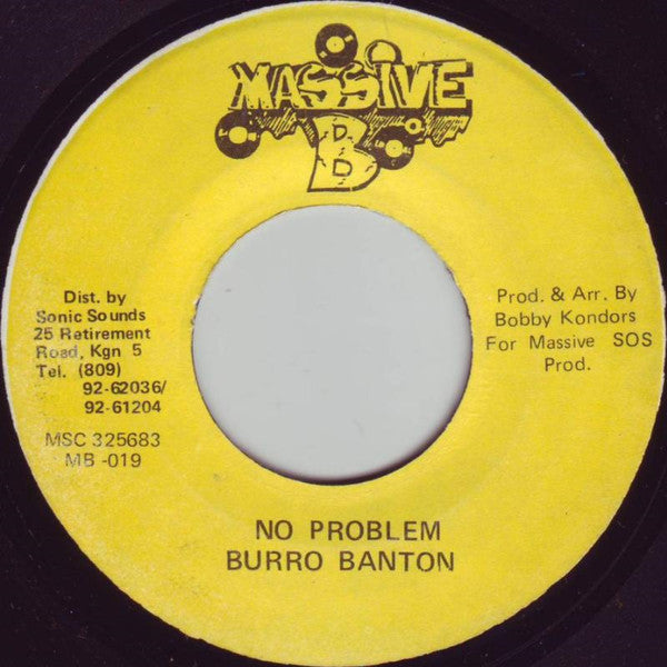 Burro Banton : No Problem (7")