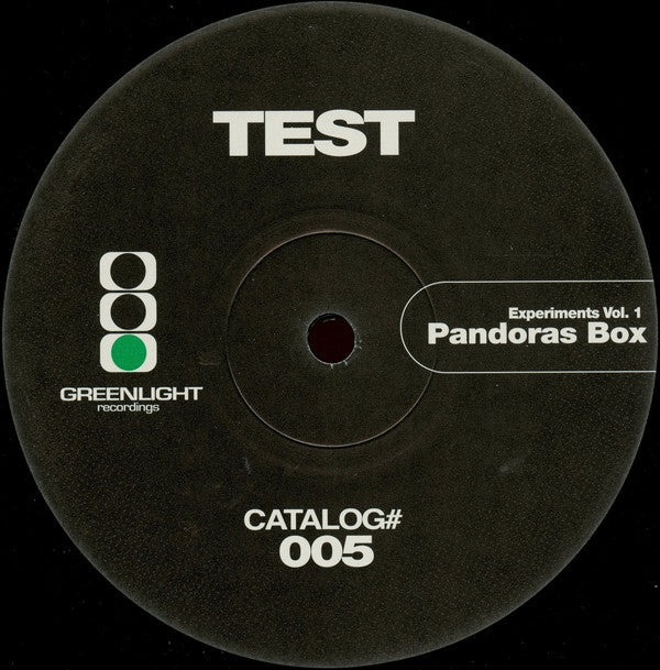 Pandoras Box (2) : Experiments Vol. 1 (12", TP)