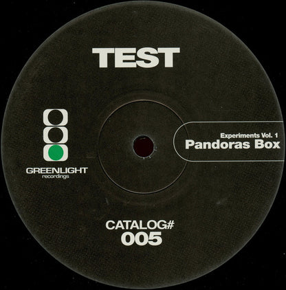 Pandoras Box (2) : Experiments Vol. 1 (12", TP)