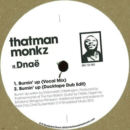 That Man Monkz Ft. Dnae Wellington : Burnin' Up (12")