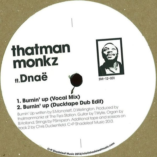That Man Monkz Ft. Dnae Wellington : Burnin' Up (12")
