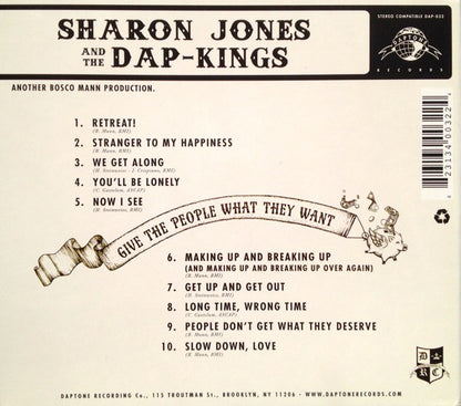 Sharon Jones & The Dap-Kings : Give The People What They Want (CD, Album)