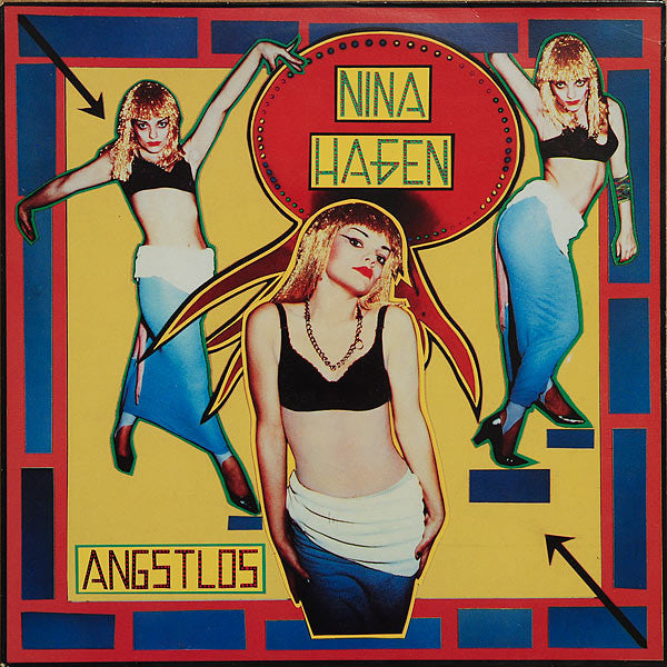 Nina Hagen : Angstlos (LP, Album, RE, Red)