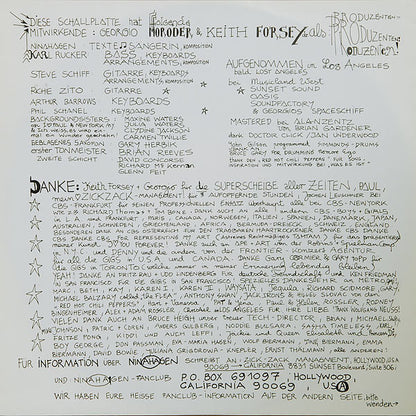 Nina Hagen : Angstlos (LP, Album, RE, Red)