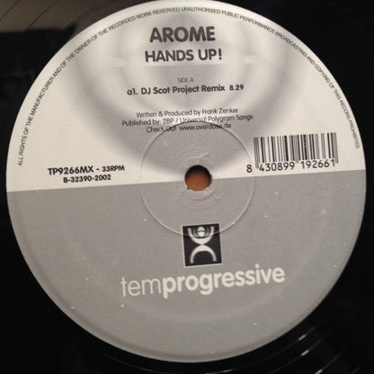 Arome : Hands Up! (12")