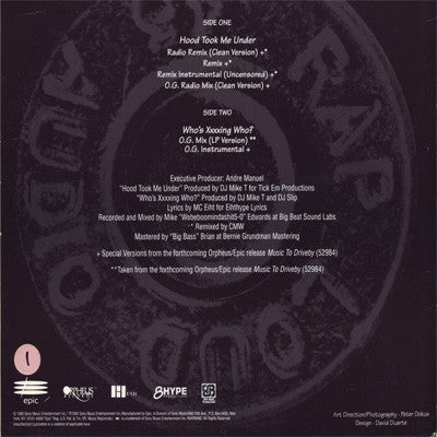 CMW : Hood Took Me Under (12", Single)