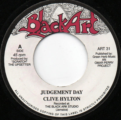 Clive Hylton : Judgement Day (7", RE)