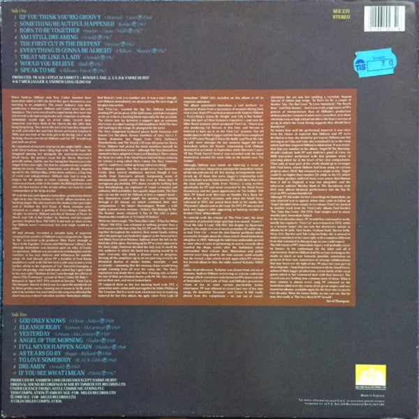 P.P. Arnold : The Best Of... Kafunta : The First Lady Of Immediate  (LP, Comp)