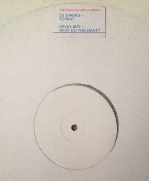 DJ Sparks (2) & Davey Boy : Topkat / What Do You Want? (12")