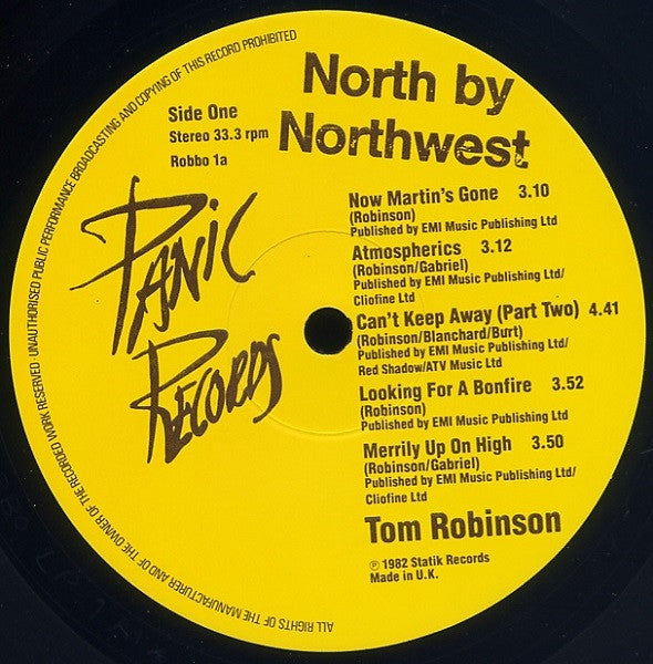 Tom Robinson : North By Northwest (LP, Album)