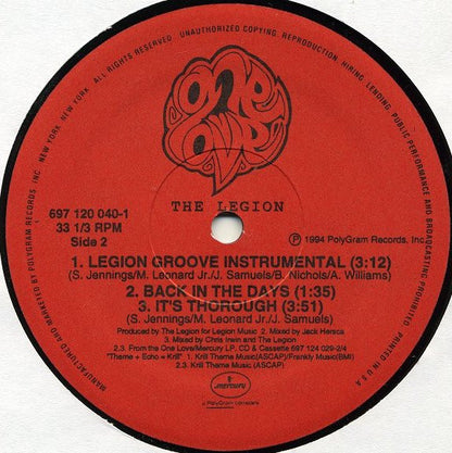 The Legion : Legion Groove (12")