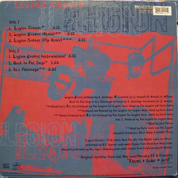 The Legion : Legion Groove (12")