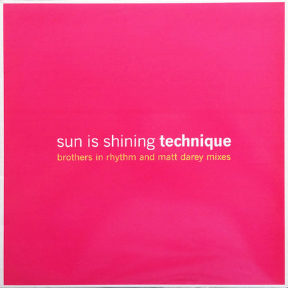 Technique : Sun Is Shining (12")