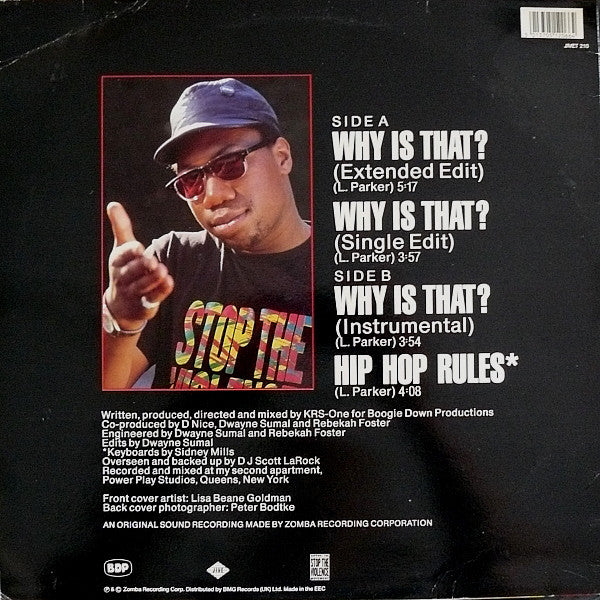 Boogie Down Productions : Why Is That? (12", Single)
