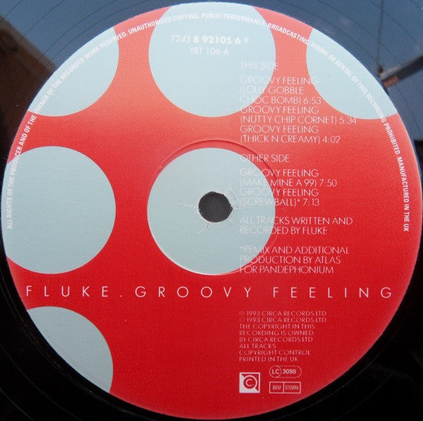 Fluke : Groovy Feeling (12", Single)