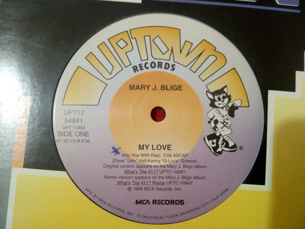 Mary J. Blige : My Love (12", Single)