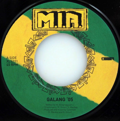 M.I.A. (2) : Galang '05 (7", Single)