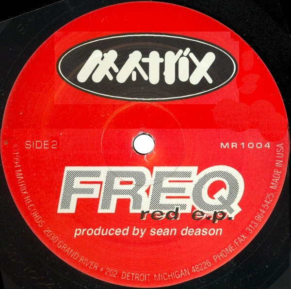 Freq : Red E.P. (12", EP)