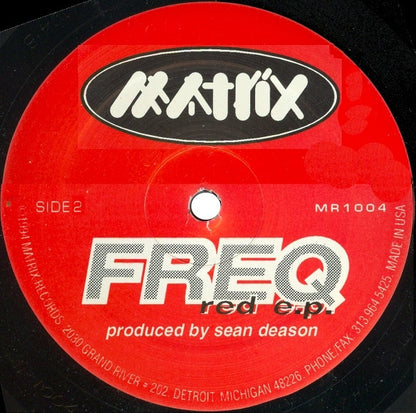 Freq : Red E.P. (12", EP)