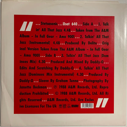 Stetsasonic : Talkin' All That Jazz (12")
