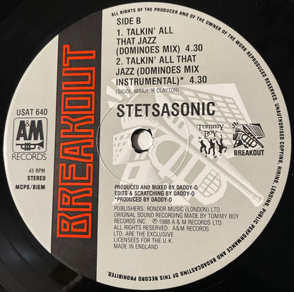 Stetsasonic : Talkin' All That Jazz (12")