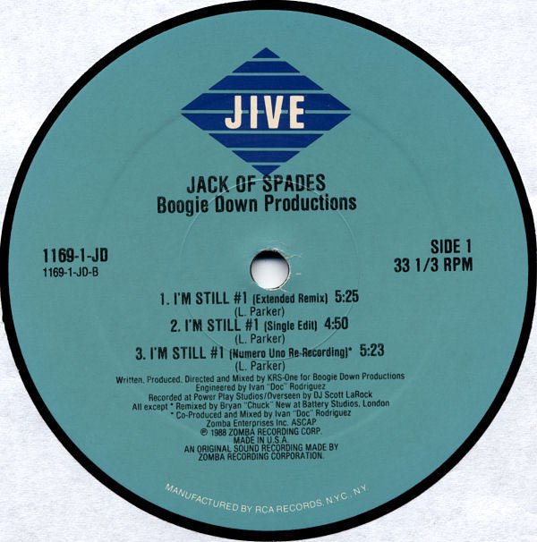 Boogie Down Productions : Jack Of Spades / I'm Still #1 (12")