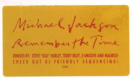 Michael Jackson : Remember The Time (2x12", Promo)
