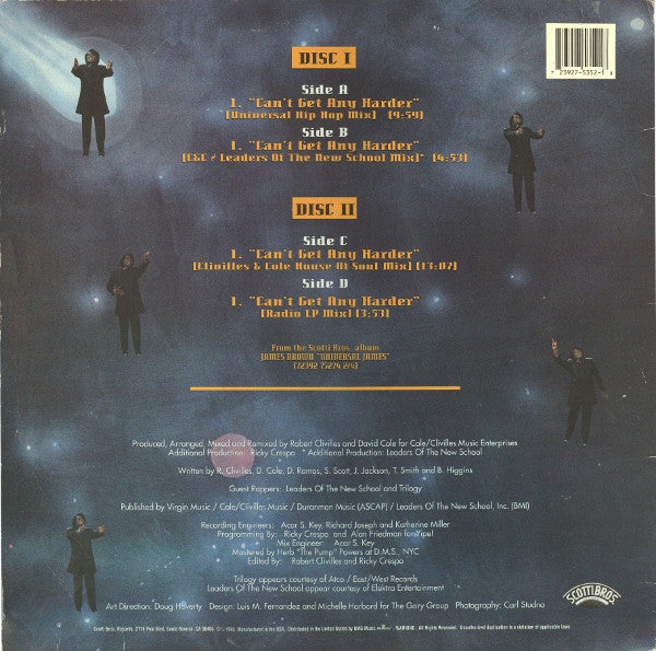 James Brown : Can't Get Any Harder (2x12", Single)