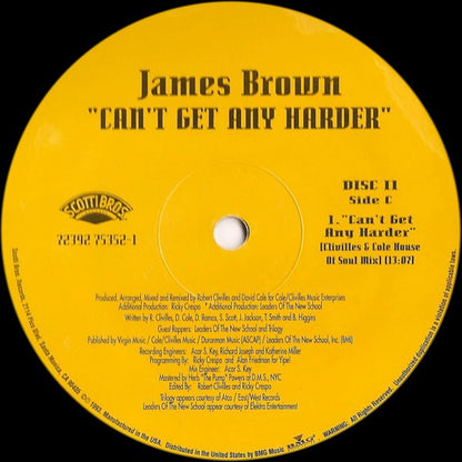 James Brown : Can't Get Any Harder (2x12", Single)