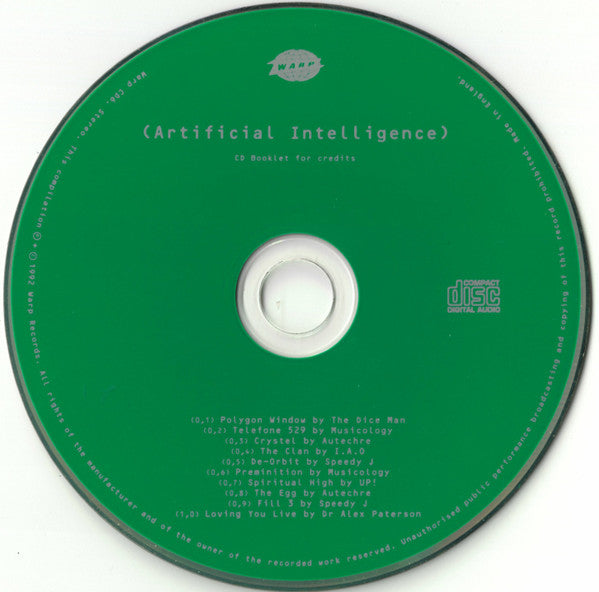 Various : Artificial Intelligence (CD, Comp)