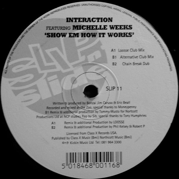 Interaction Featuring Michelle Weeks : Show Em How It Works (2x12")