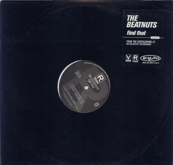 The Beatnuts : Find That (12", Promo)
