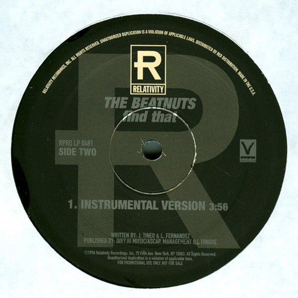 The Beatnuts : Find That (12", Promo)