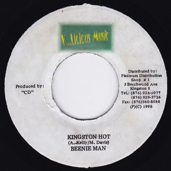 Beenie Man : Kingston Hot (7")