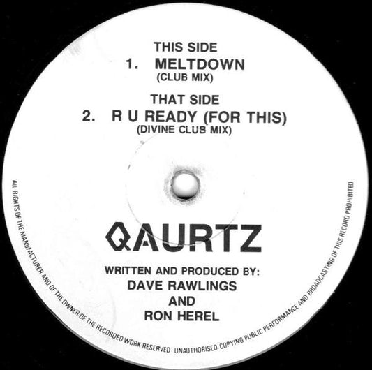 Qaurtz* : Meltdown (12", Bla)