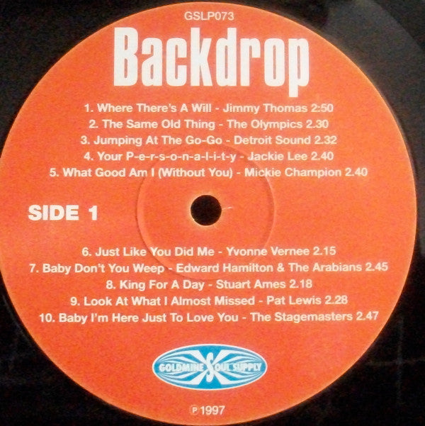 Various : Backdrop (LP, Comp)