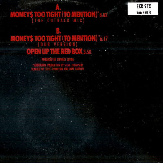 Simply Red : Money$ Too Tight (To Mention) (The Cutback Mix) (12", Single)