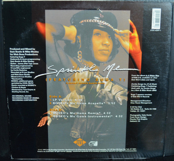 E-40 Featuring Suga T : Sprinkle Me (12", M/Print, Promo)
