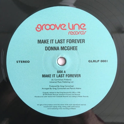 Donna McGhee : Make It Last Forever (2x12", Album, Dlx, RE, RM)