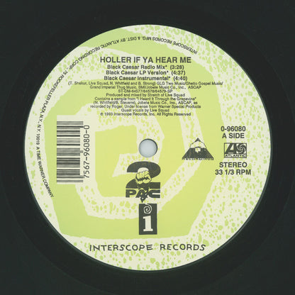 2Pac : Holler If Ya Hear Me (12")