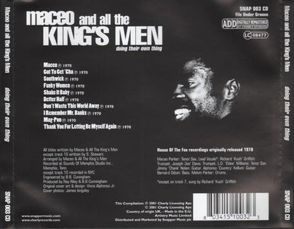 Maceo & All The King's Men : Doing Their Own Thing (CD, Album, RE, RM)