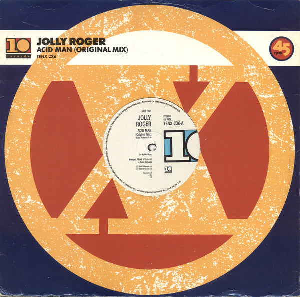 Jolly Roger : Acid Man (Original Mix) (12")