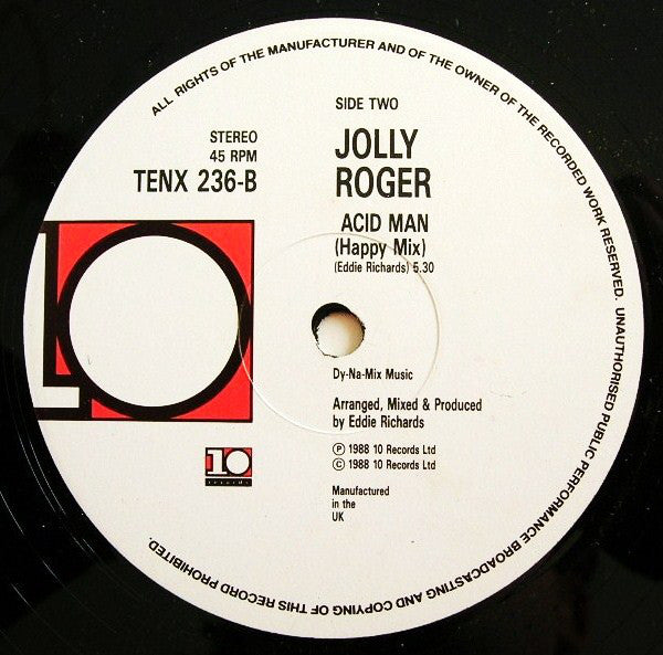 Jolly Roger : Acid Man (Original Mix) (12")